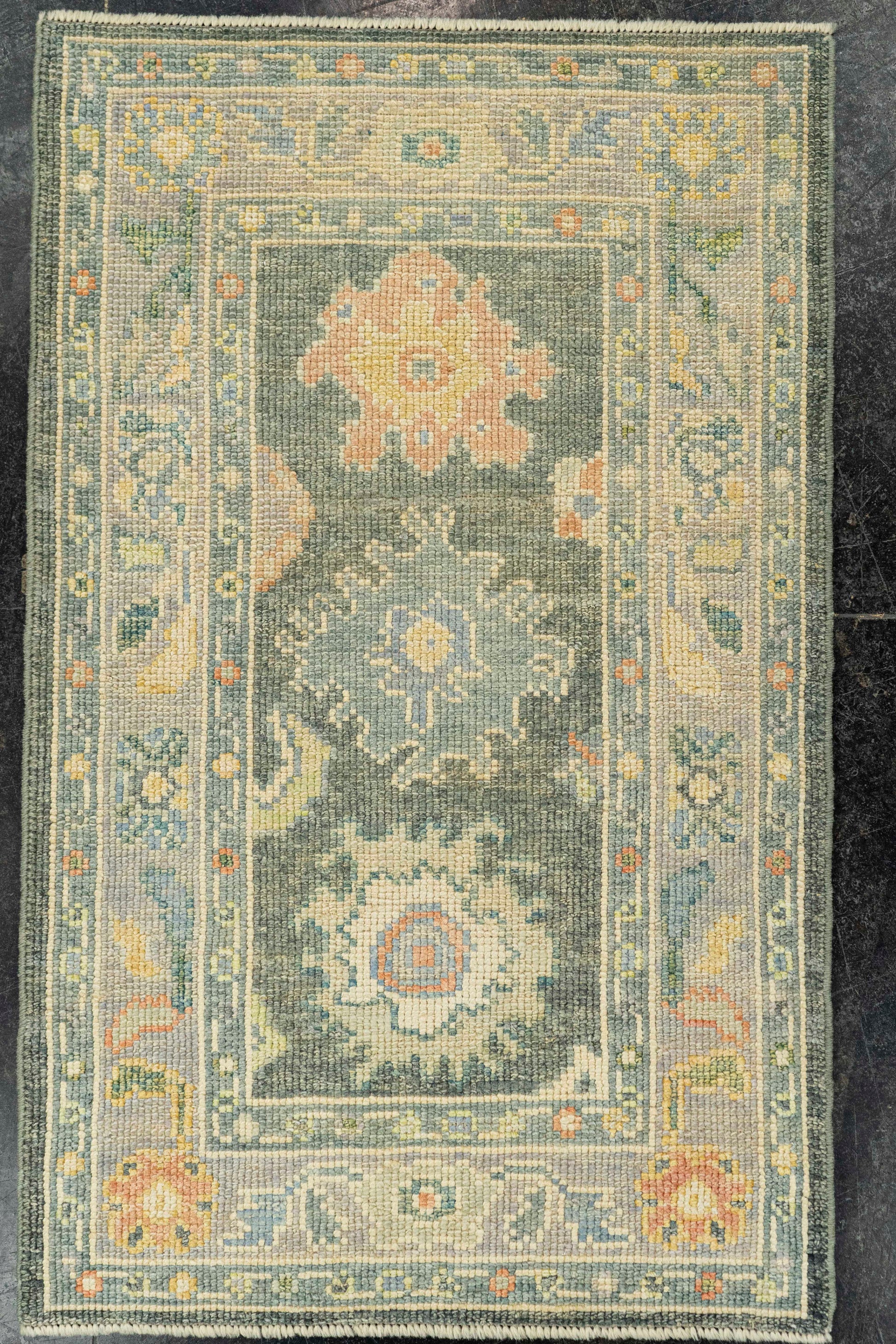 Turkish Oushak Rug 2'3" x 3'6" #22187