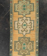 Turkish Mini Rug Oriental Hand Knotted Vintage Rug 1'5" x 3'2" #21297