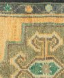 Turkish Mini Rug Oriental Hand Knotted Vintage Rug 1'5" x 3'2" #21297
