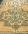 Turkish Mini Rug Oriental Hand Knotted Vintage Rug 1'5" x 3'2" #21297