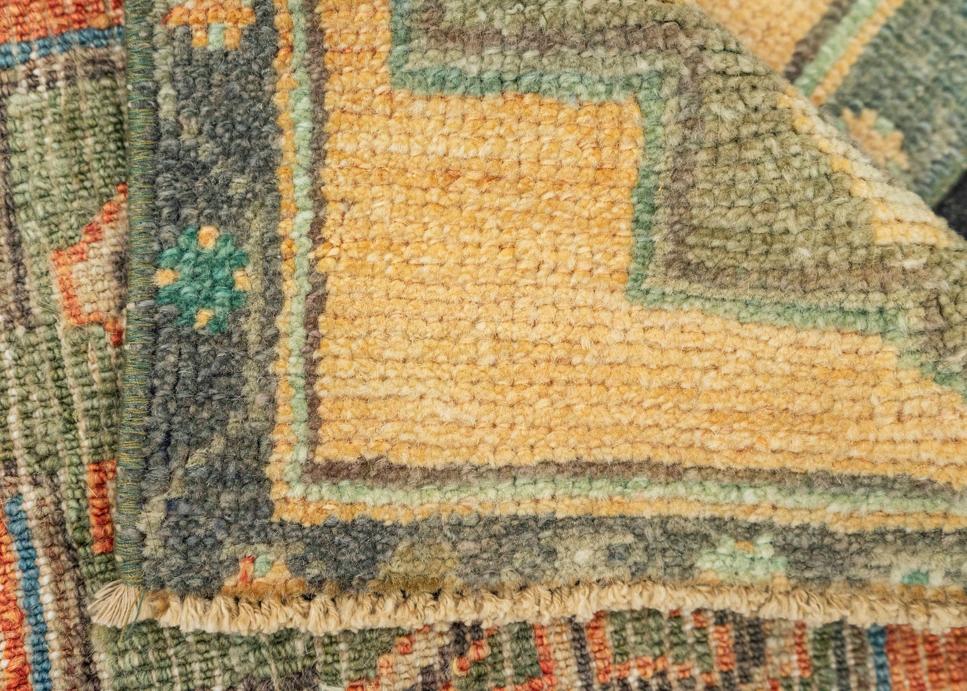 Turkish Mini Rug Oriental Hand Knotted Vintage Rug 1'5" x 3'2" #21297