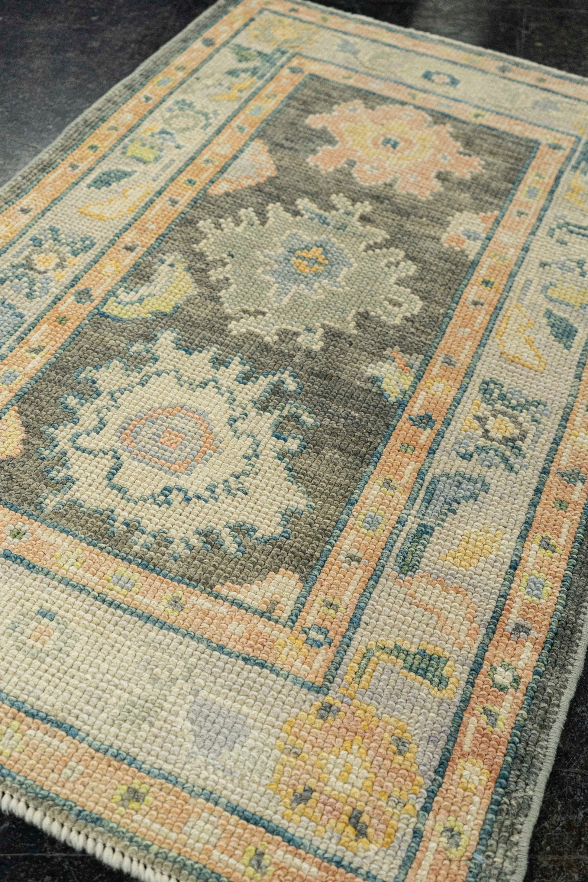 Turkish Oushak Rug 2'3" x 3'4" #22191