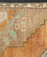 Turkish Mini Rug Oriental Hand Knotted Vintage Rug 1'9" x 3' #21099