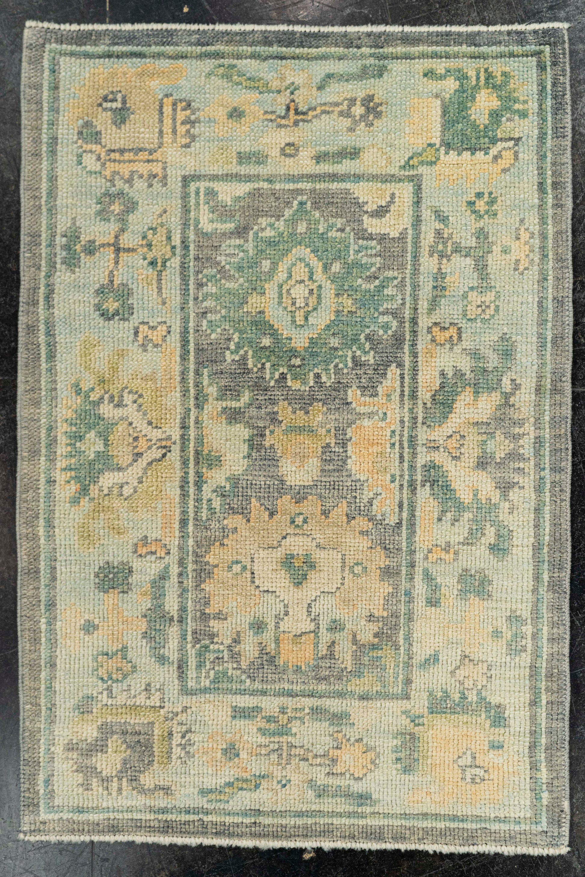 Turkish Oushak Rug 2'2" x 3'1" #22213