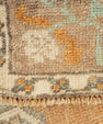 Turkish Mini Rug Oriental Hand Knotted Vintage Rug 1'9" x 3' #21099