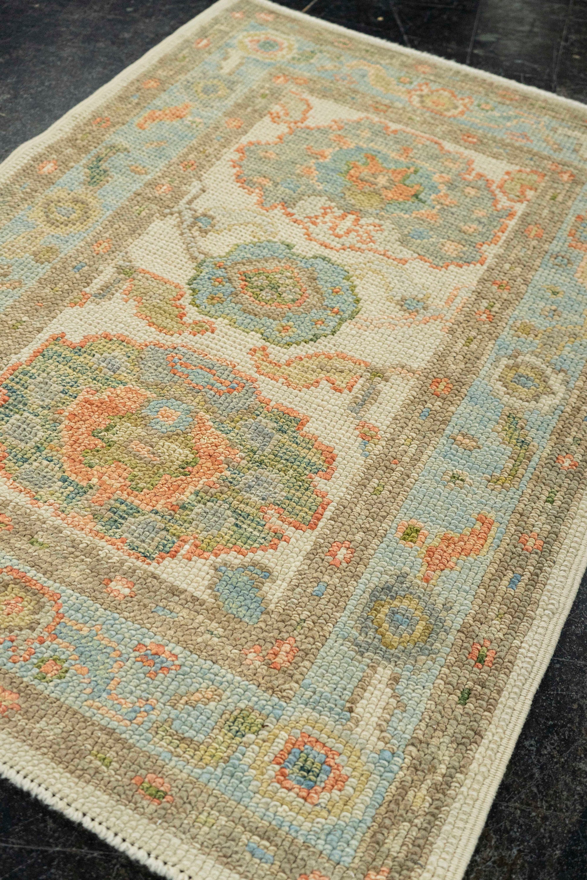 Turkish Oushak Rug 2'3" x 3'1" #22228