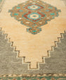 Turkish Mini Rug Oriental Hand Knotted Vintage Rug 1'7" x 2'7" #21268