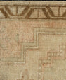 Turkish Mini Rug Oriental Hand Knotted Vintage Rug  1'9" x  3'2" #22079