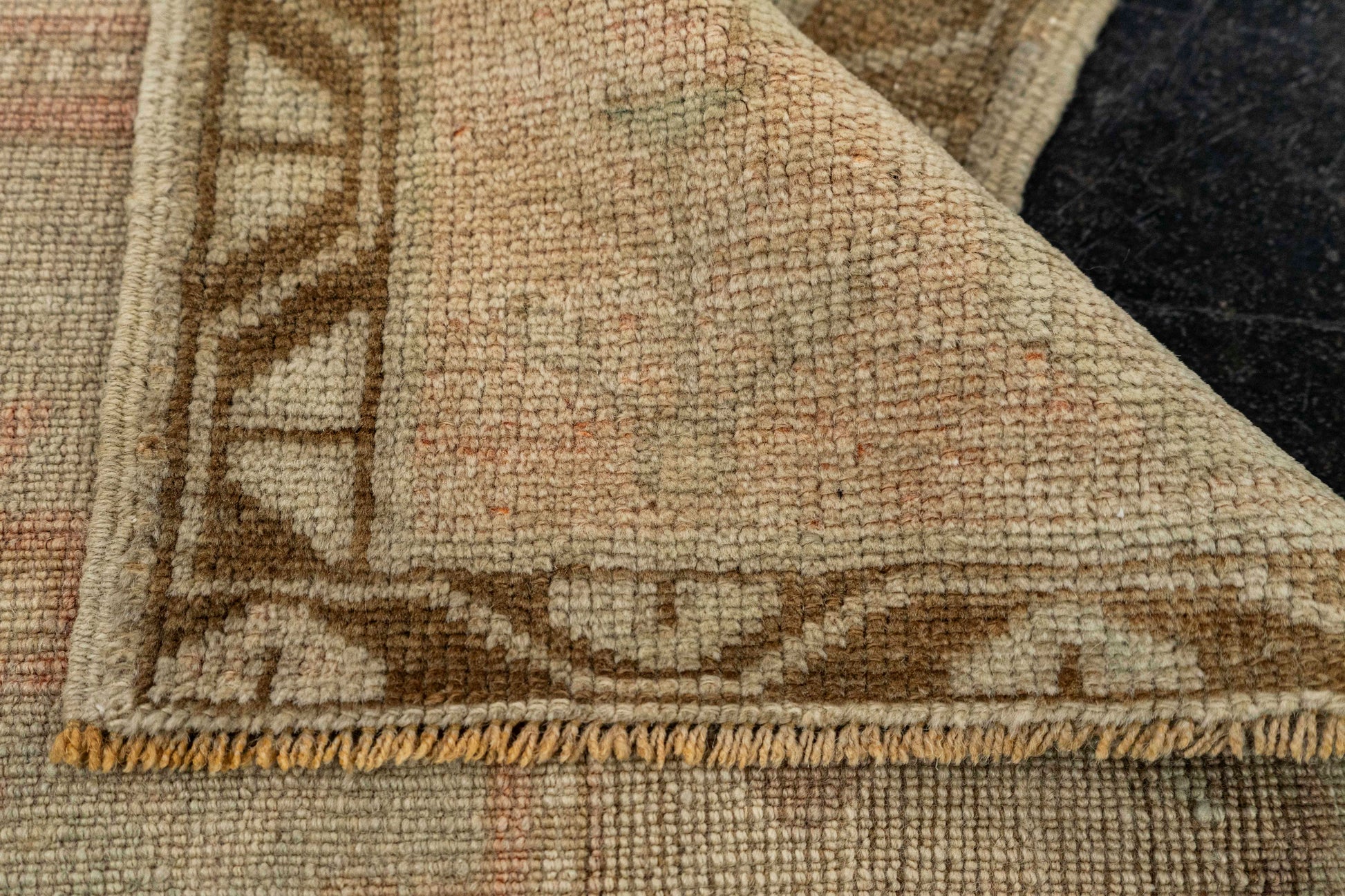 Turkish Mini Rug Oriental Hand Knotted Vintage Rug  1'9" x  3'2" #22079