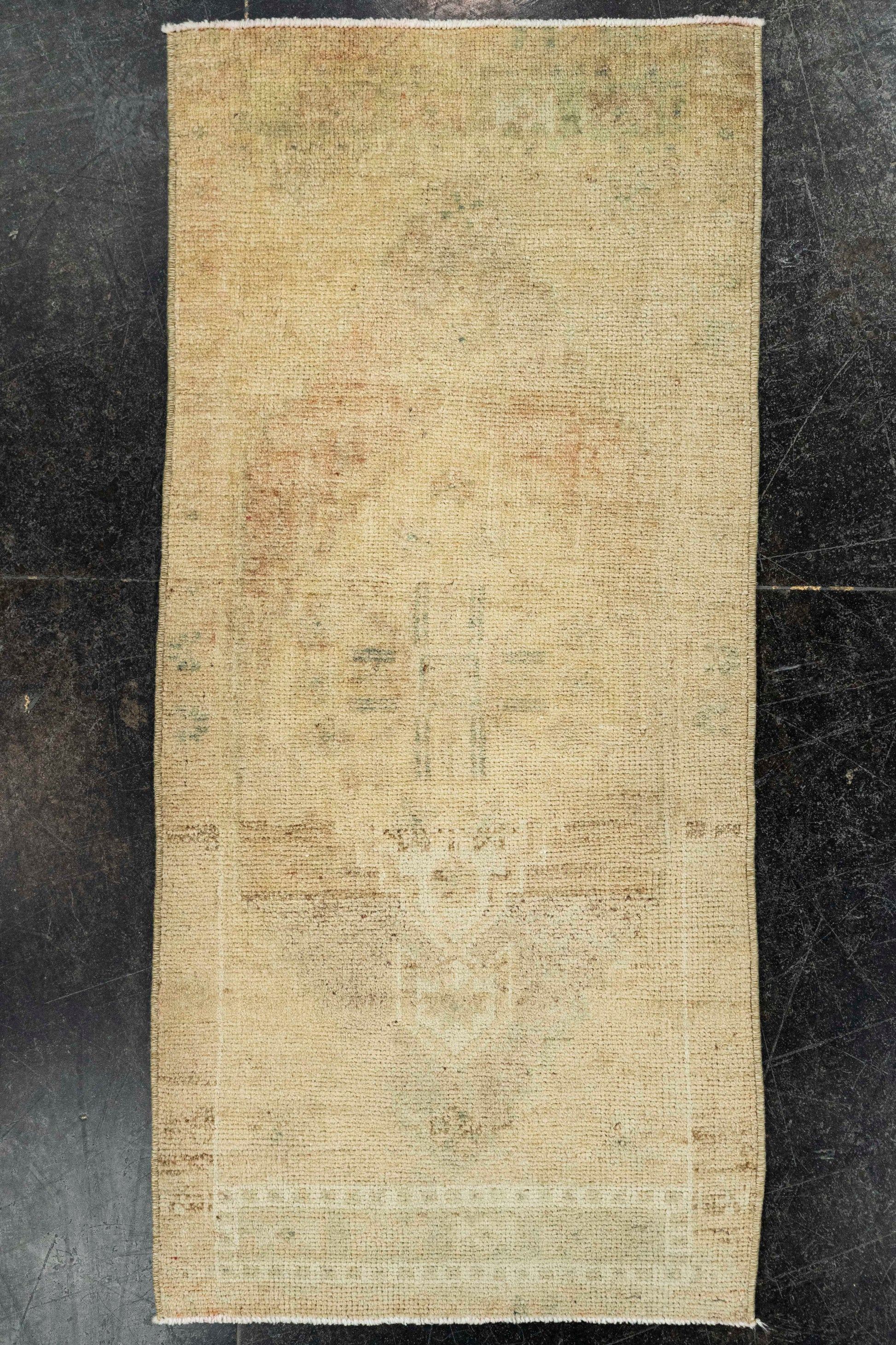 Turkish Mini Rug Oriental Hand Knotted Vintage Rug  1'7" x  3'4" #22078