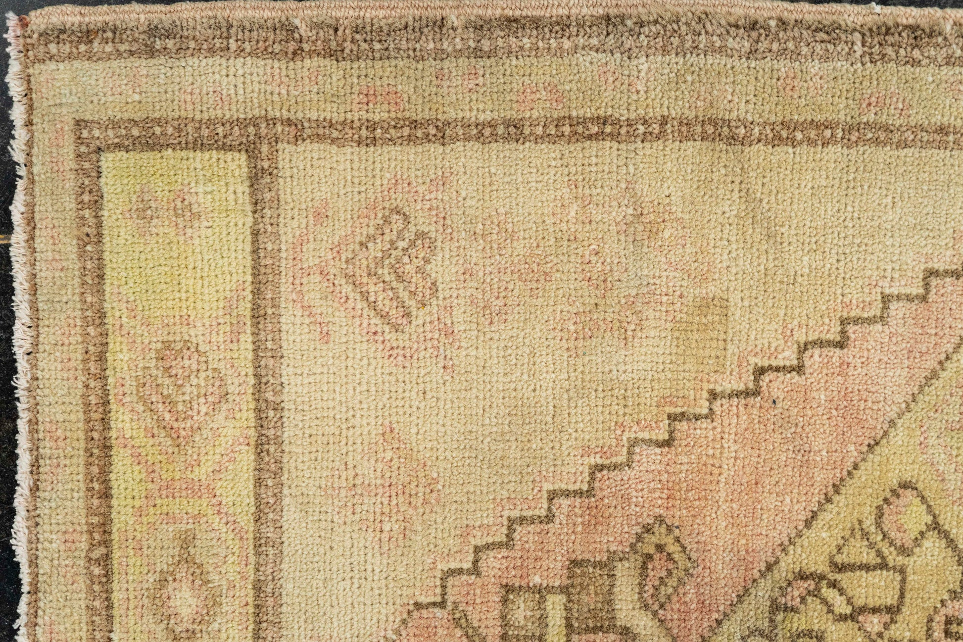 Turkish Mini Rug Oriental Hand Knotted Vintage Rug  1'10" x  2'8" #22040