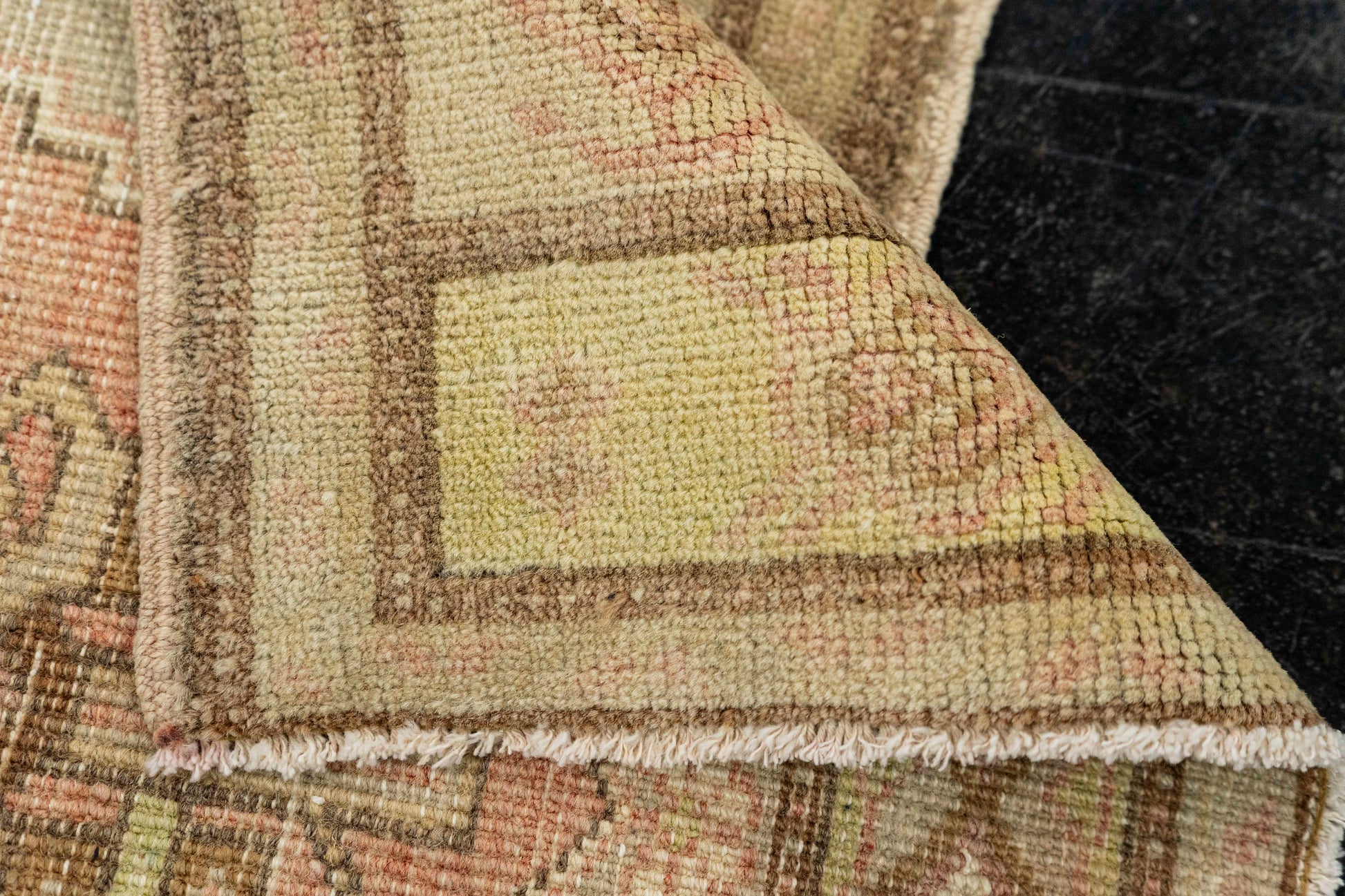 Turkish Mini Rug Oriental Hand Knotted Vintage Rug  1'10" x  2'8" #22040