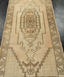 Turkish Mini Rug Oriental Hand Knotted Vintage Rug  1'9" x  3'9" #22073