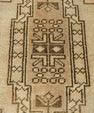 Turkish Mini Rug Oriental Hand Knotted Vintage Rug  1'9" x  3'9" #22073