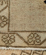 Turkish Mini Rug Oriental Hand Knotted Vintage Rug  1'9" x  3'9" #22073