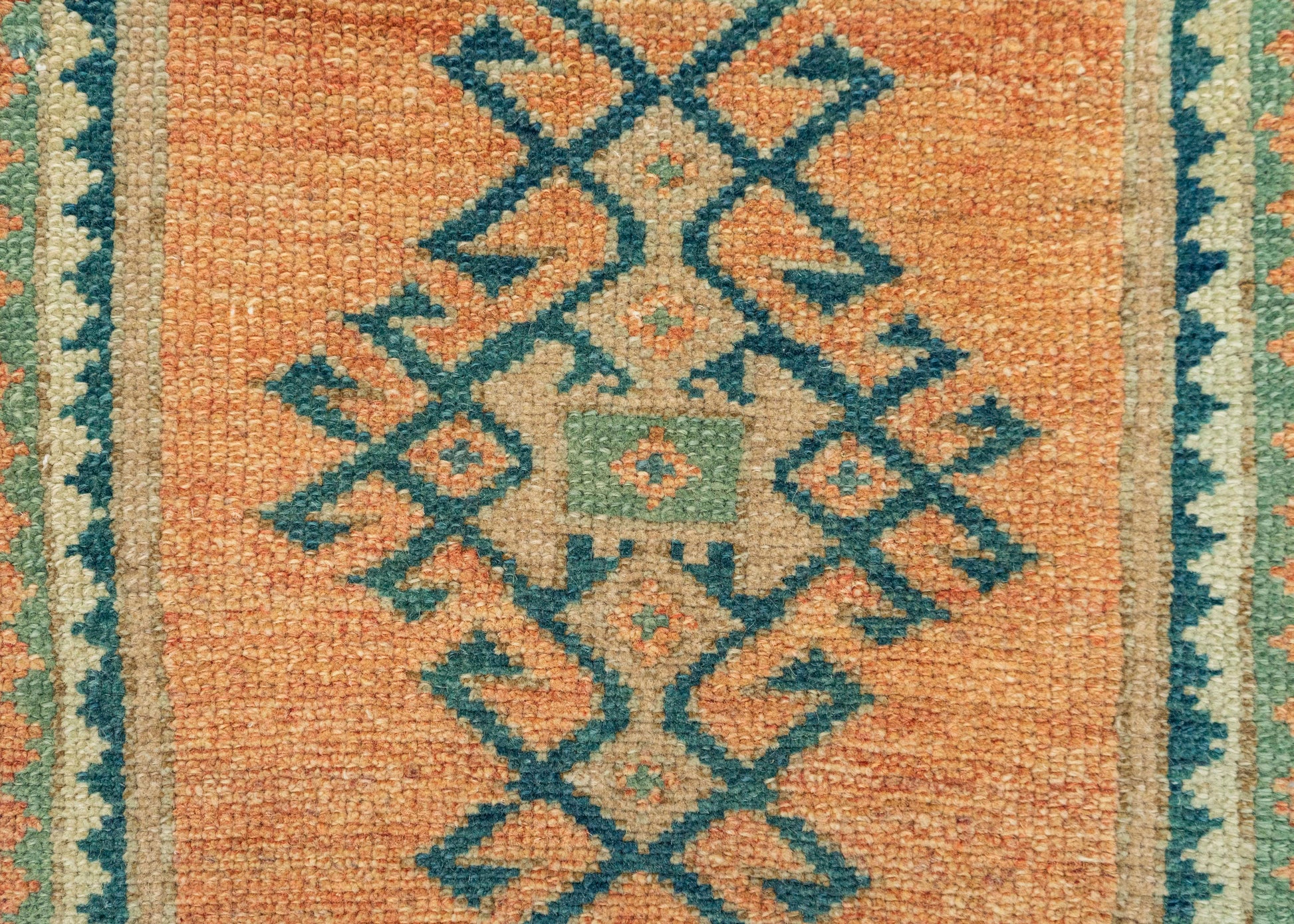 Turkish Mini Rug Oriental Hand Knotted Vintage Rug 1'5" x 2'11" #21245
