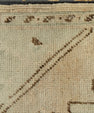 Turkish Mini Rug Oriental Hand Knotted Vintage Rug  1'7" x  3'10" #22029