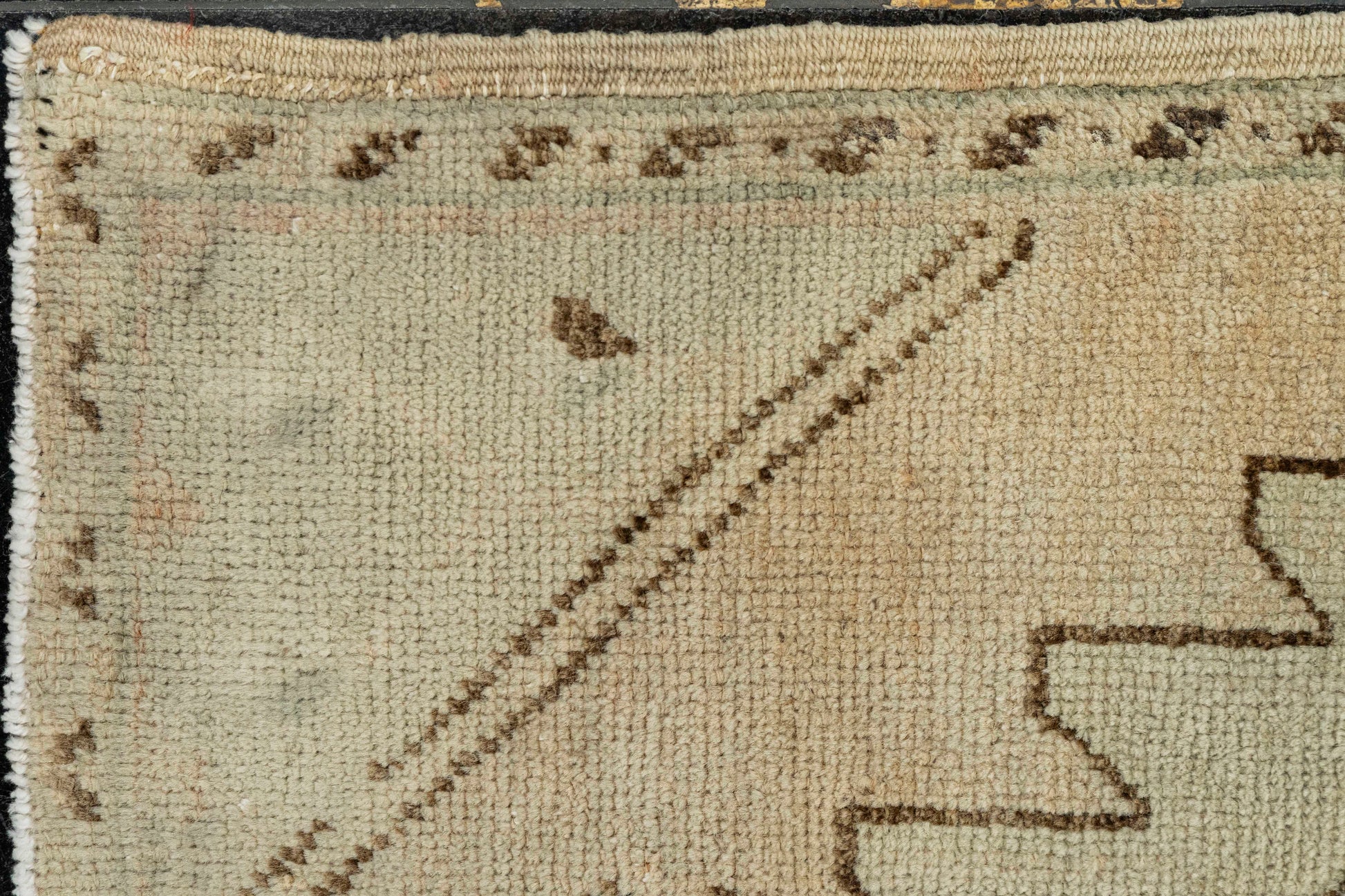 Turkish Mini Rug Oriental Hand Knotted Vintage Rug  1'7" x  3'10" #22029