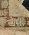 Turkish Mini Rug Oriental Hand Knotted Vintage Rug  1'7" x  3'7" #22106