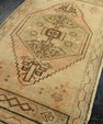 Turkish Mini Rug Oriental Hand Knotted Vintage Rug  1'9" x  3' #22008