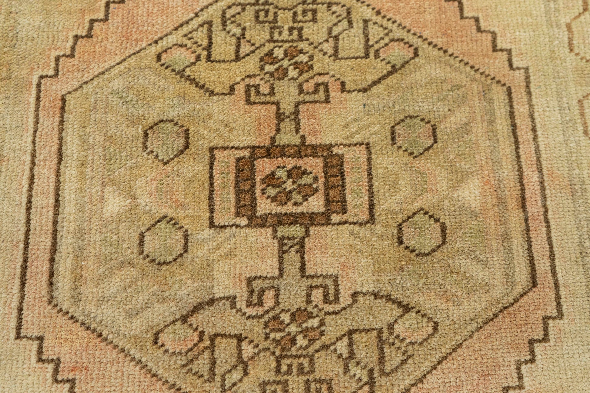 Turkish Mini Rug Oriental Hand Knotted Vintage Rug  1'9" x  3' #22008