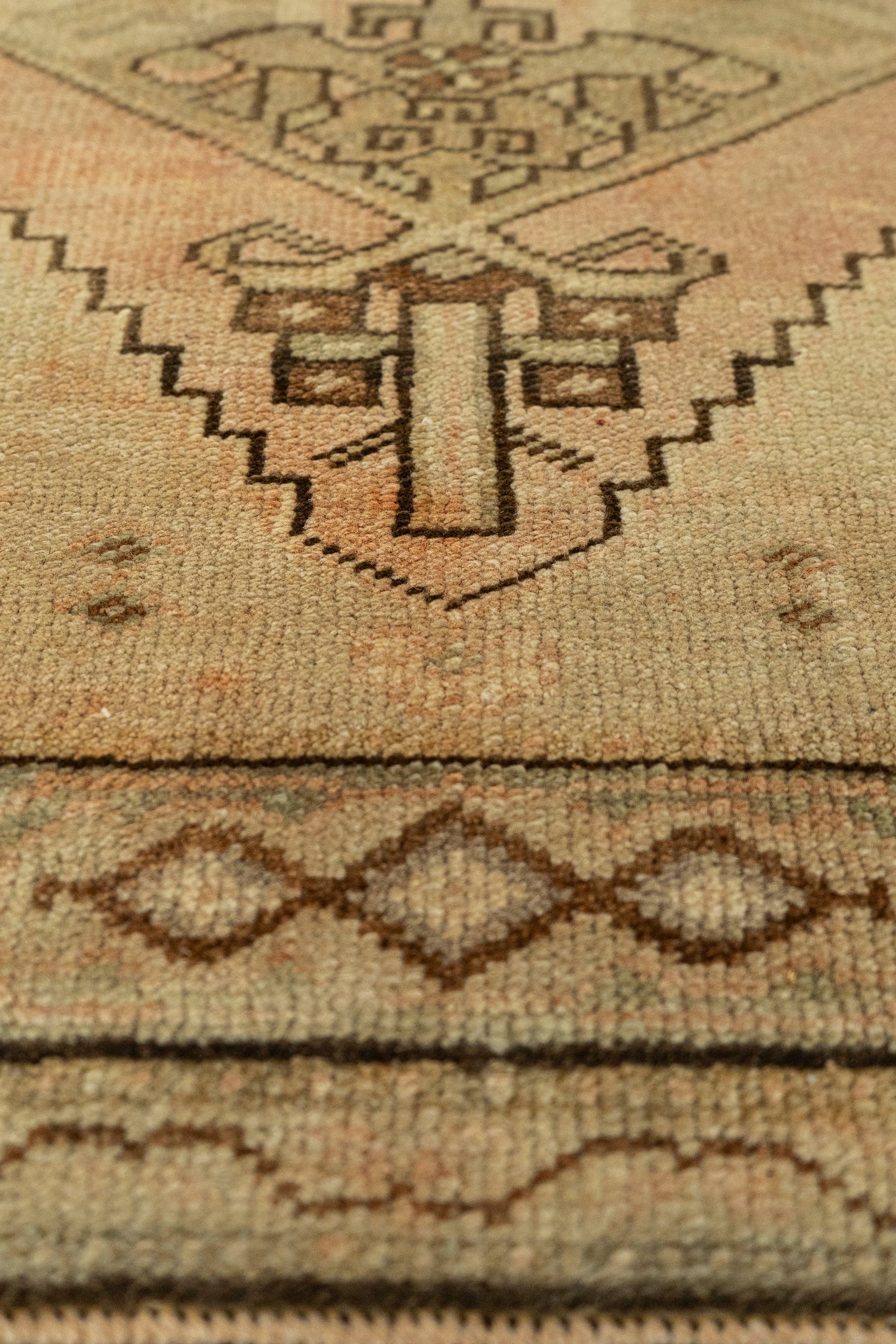 Turkish Mini Rug Oriental Hand Knotted Vintage Rug  1'9" x  3' #22008