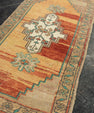 Turkish Mini Rug Oriental Hand Knotted Vintage Rug 1'8" x 3'3" #21222