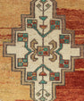 Turkish Mini Rug Oriental Hand Knotted Vintage Rug 1'8" x 3'3" #21222