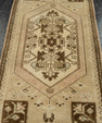 Turkish Mini Rug Oriental Hand Knotted Vintage Rug  1'7" x  2'11" #22077
