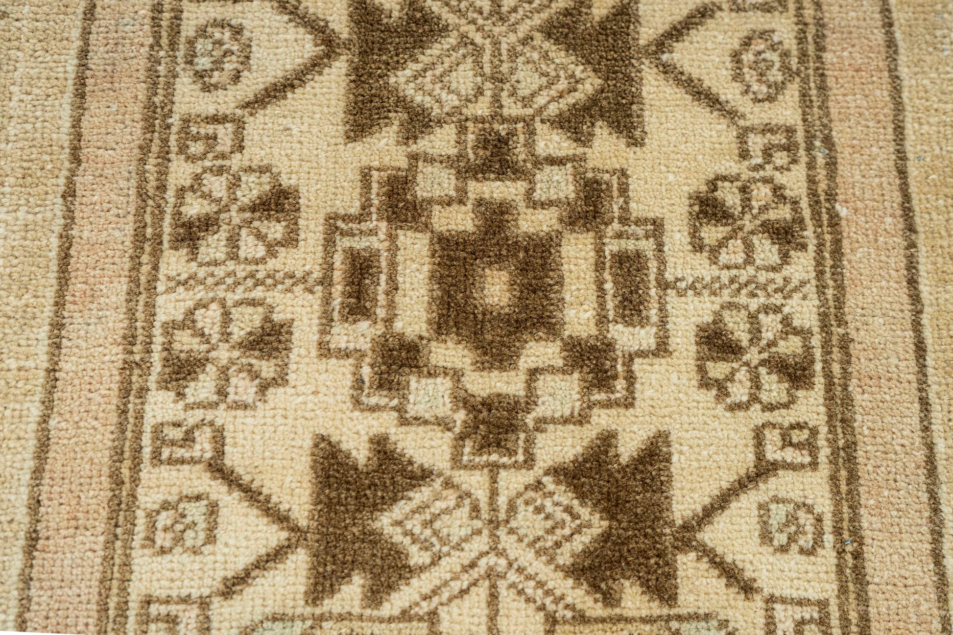Turkish Mini Rug Oriental Hand Knotted Vintage Rug  1'7" x  2'11" #22077