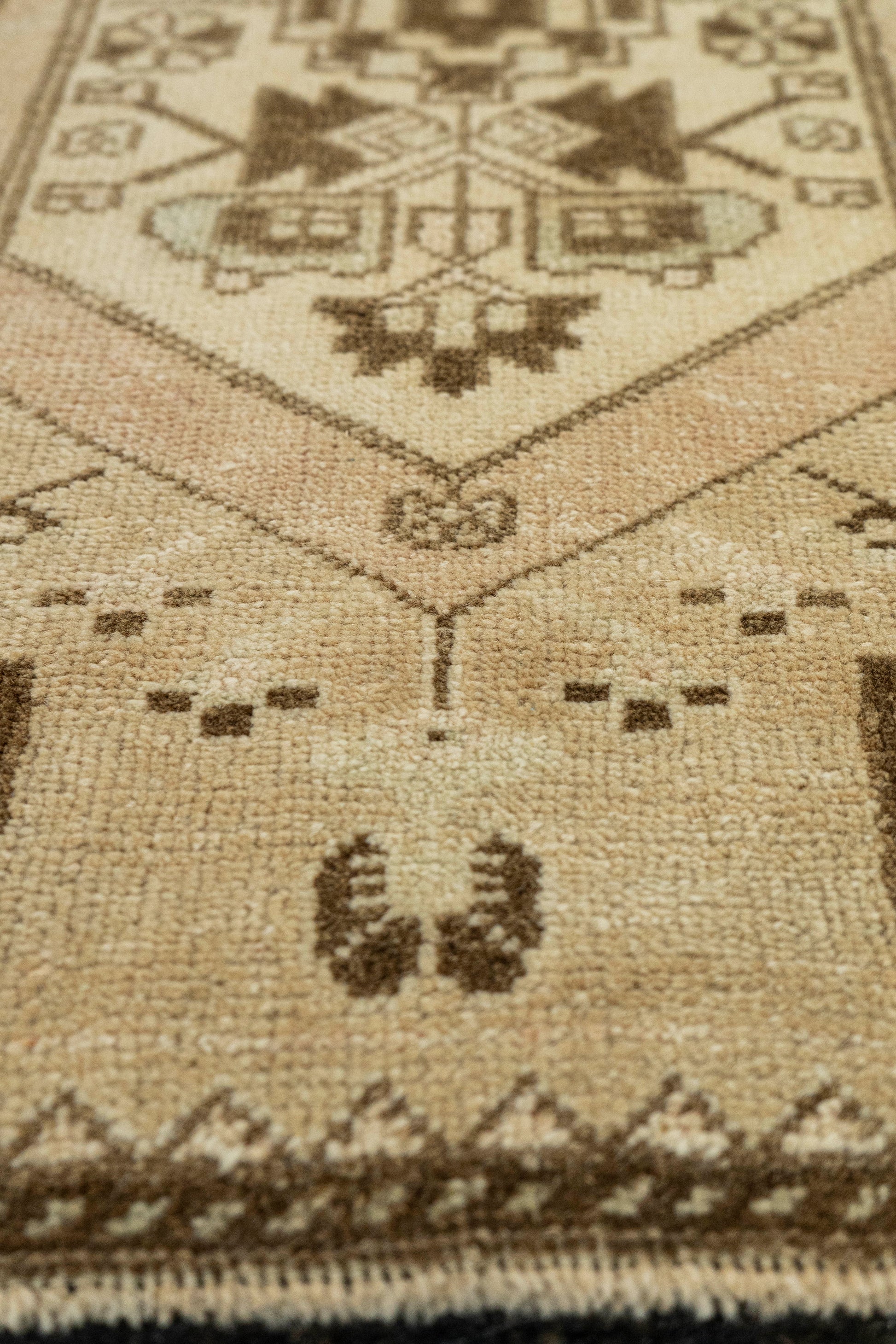 Turkish Mini Rug Oriental Hand Knotted Vintage Rug  1'7" x  2'11" #22077