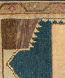 Turkish Mini Rug Oriental Hand Knotted Vintage Rug 1'7" x 3' #21243