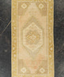 Turkish Mini Rug Oriental Hand Knotted Vintage Rug 1'6" x 2'11" #21242