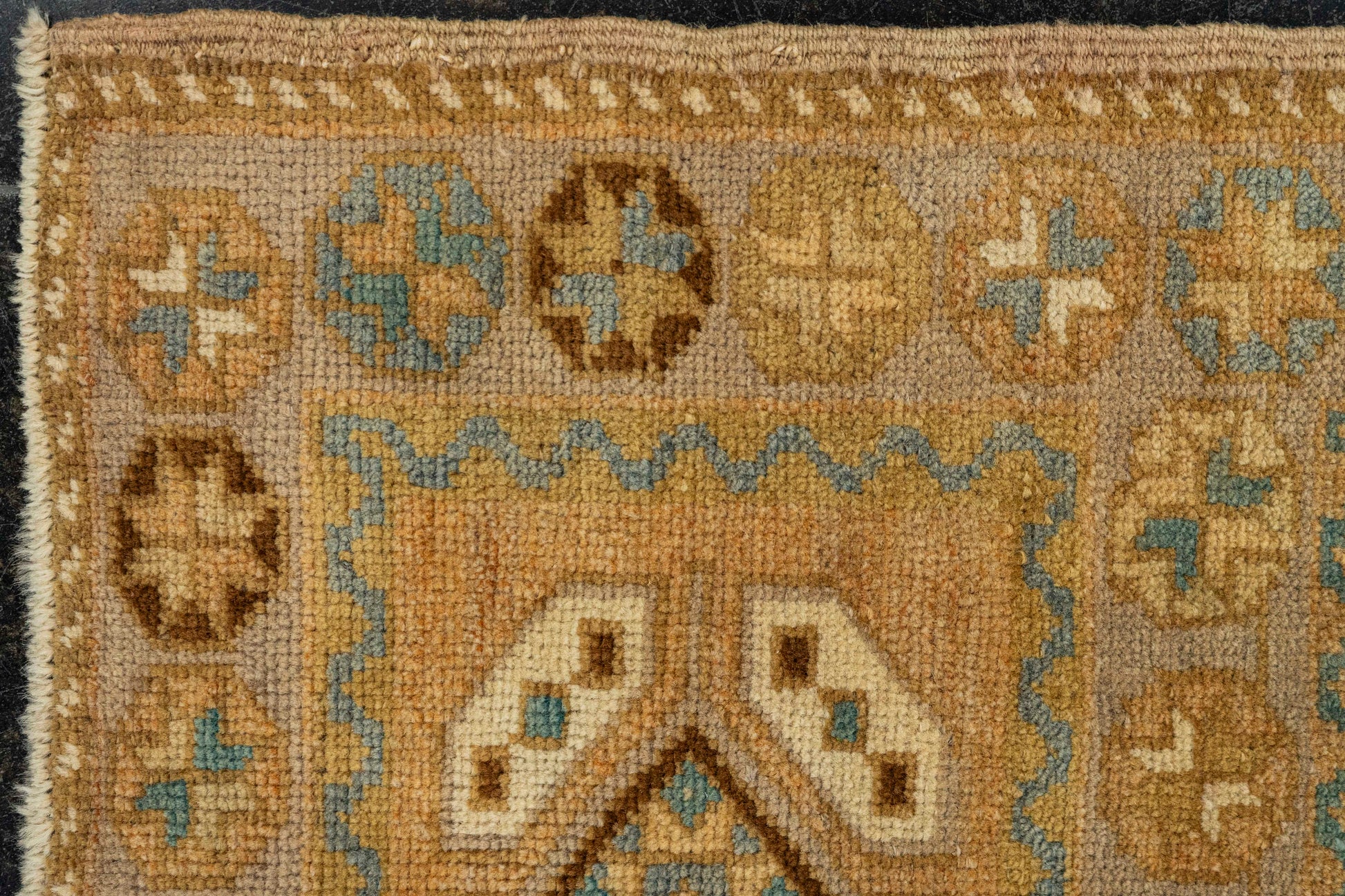 Turkish Mini Rug Oriental Hand Knotted Vintage Rug  1'8" x  3'2" #22062