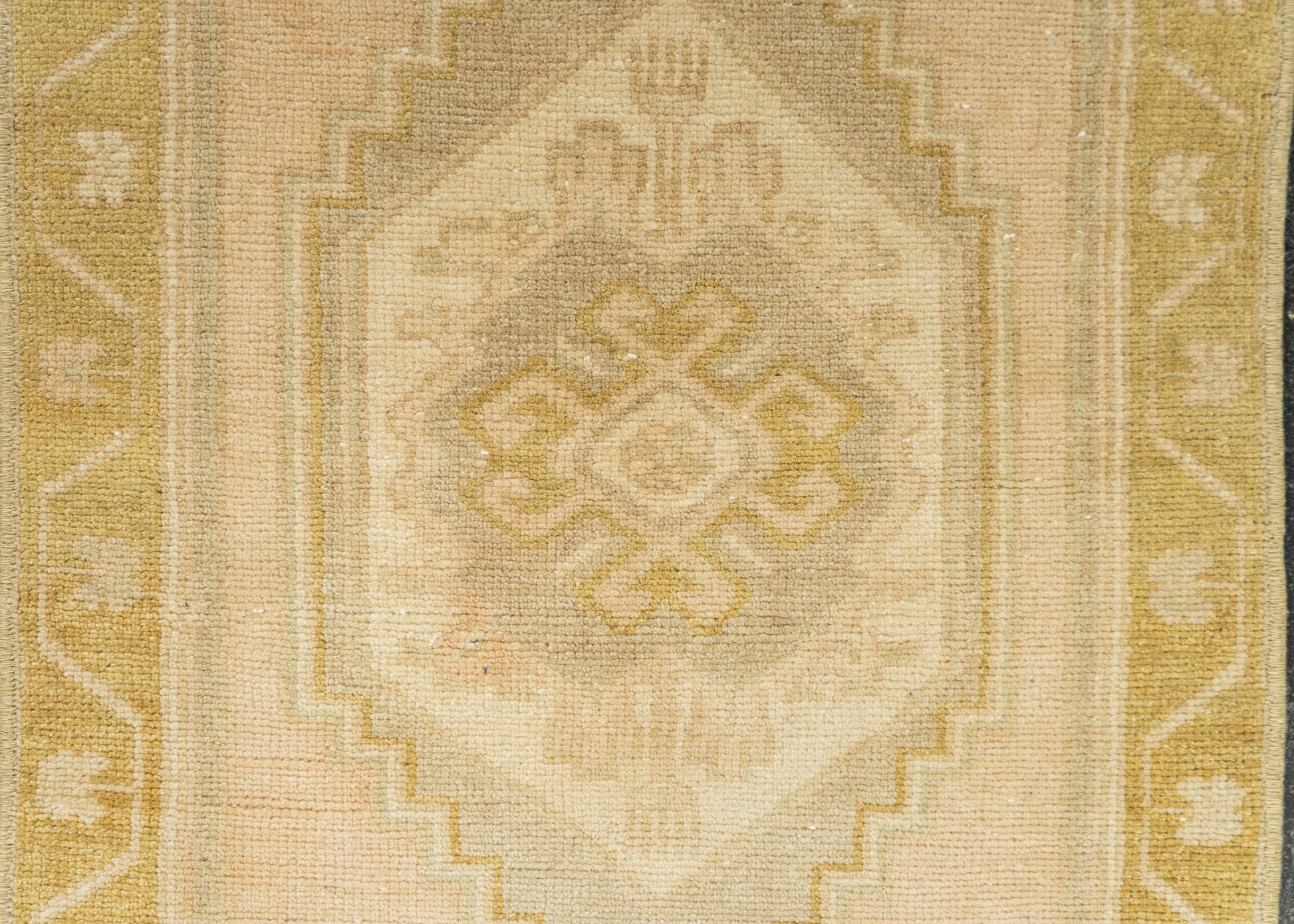 Turkish Mini Rug Oriental Hand Knotted Vintage Rug 1'6" x 2'11" #21242