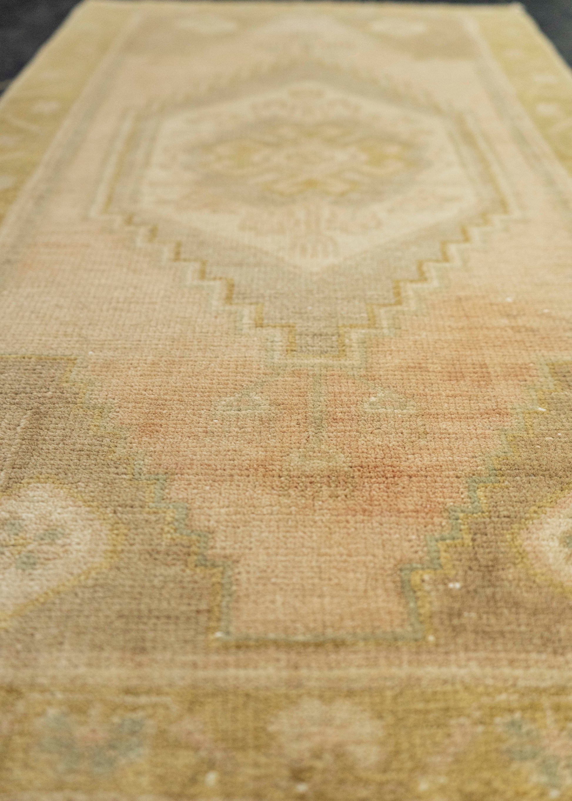 Turkish Mini Rug Oriental Hand Knotted Vintage Rug 1'6" x 2'11" #21242