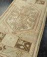 Turkish Mini Rug Oriental Hand Knotted Vintage Rug  1'6" x  3' #22064
