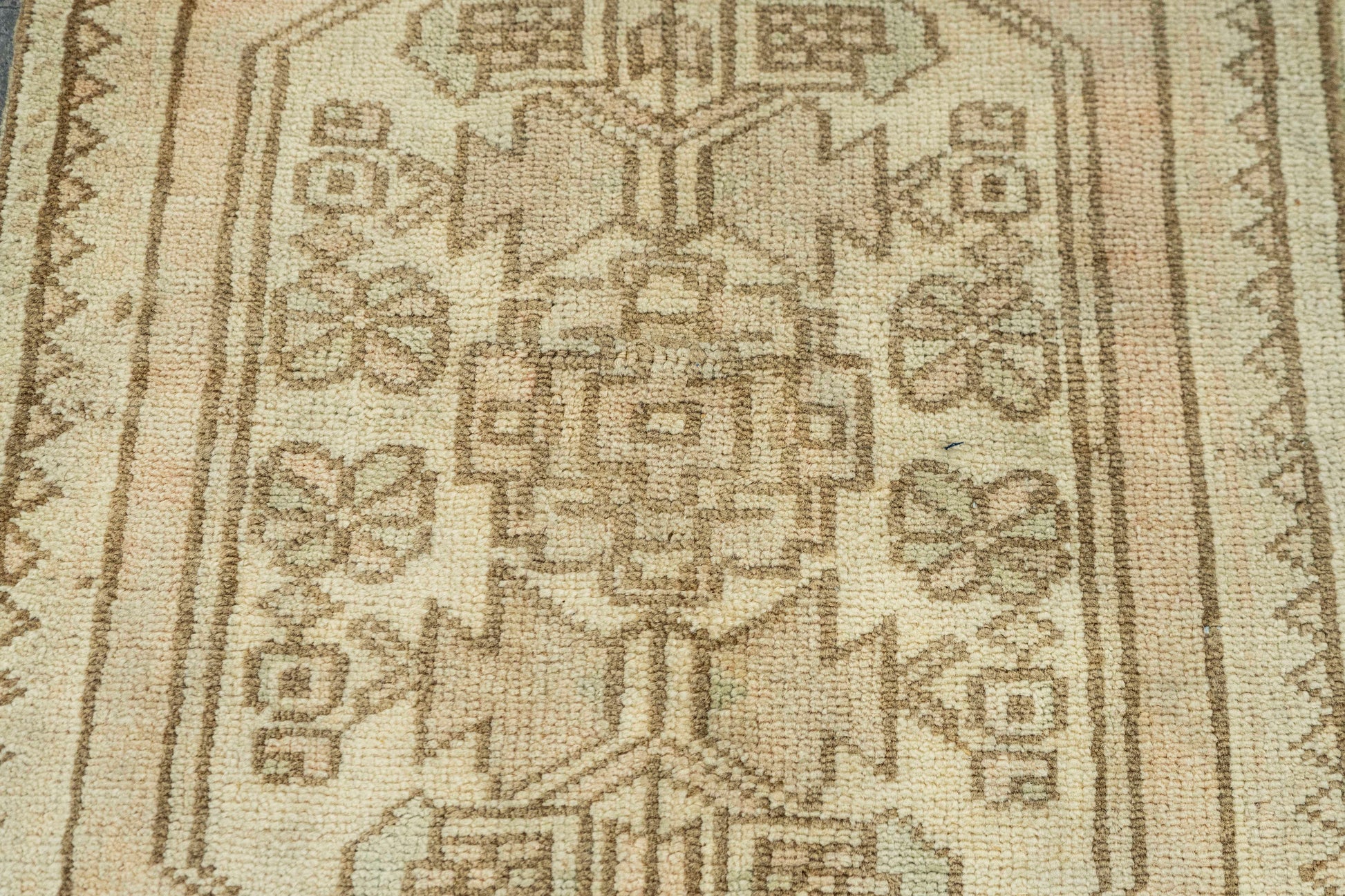 Turkish Mini Rug Oriental Hand Knotted Vintage Rug  1'6" x  3' #22064