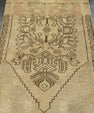 Turkish Mini Rug Oriental Hand Knotted Vintage Rug  1'9" x  3'3" #22061