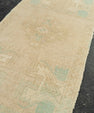 Turkish Mini Rug Oriental Hand Knotted Vintage Rug 1'7" x 2'11" #21239