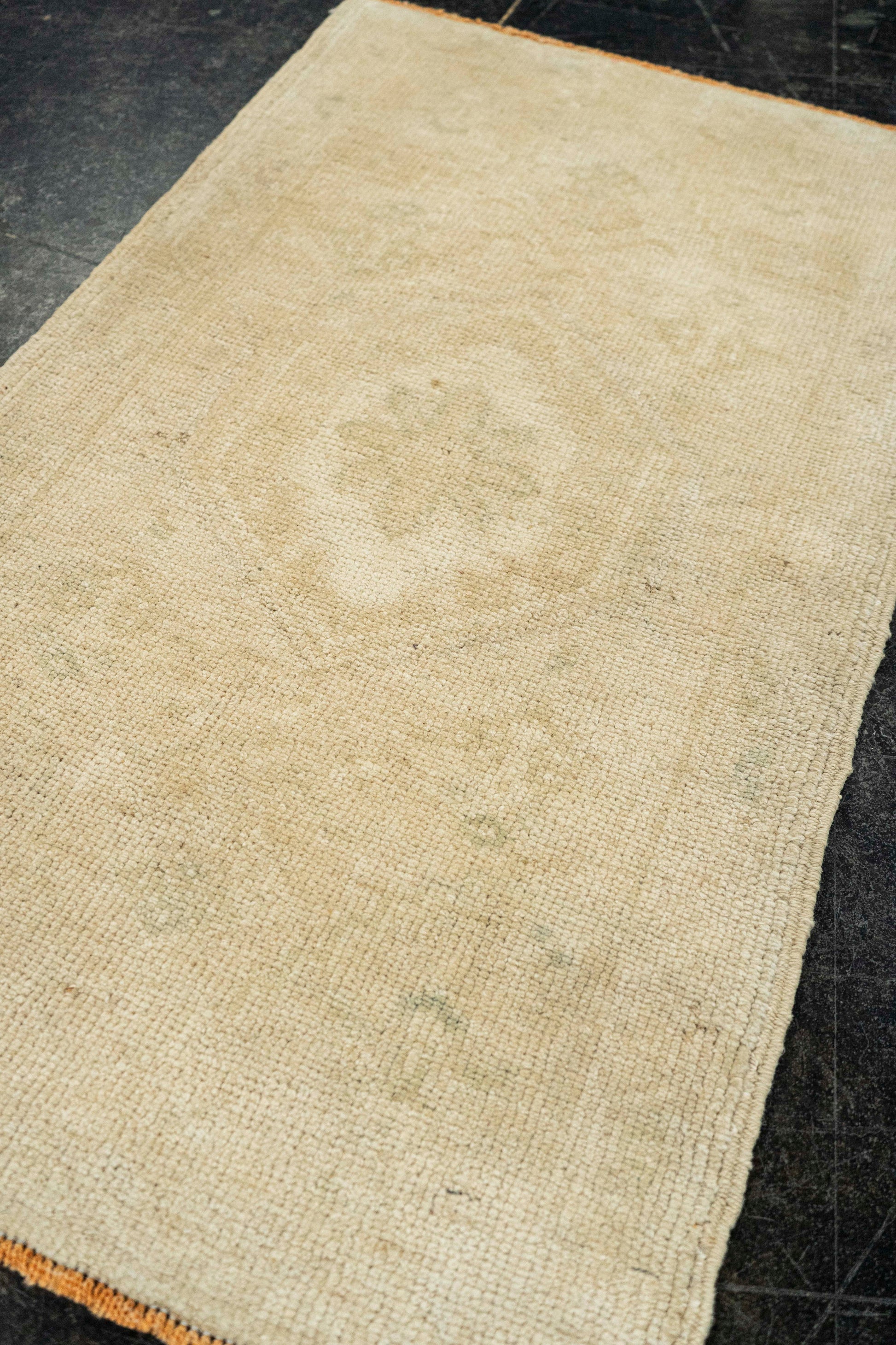 Turkish Mini Rug Oriental Hand Knotted Vintage Rug  1'7" x  2'8" #22128