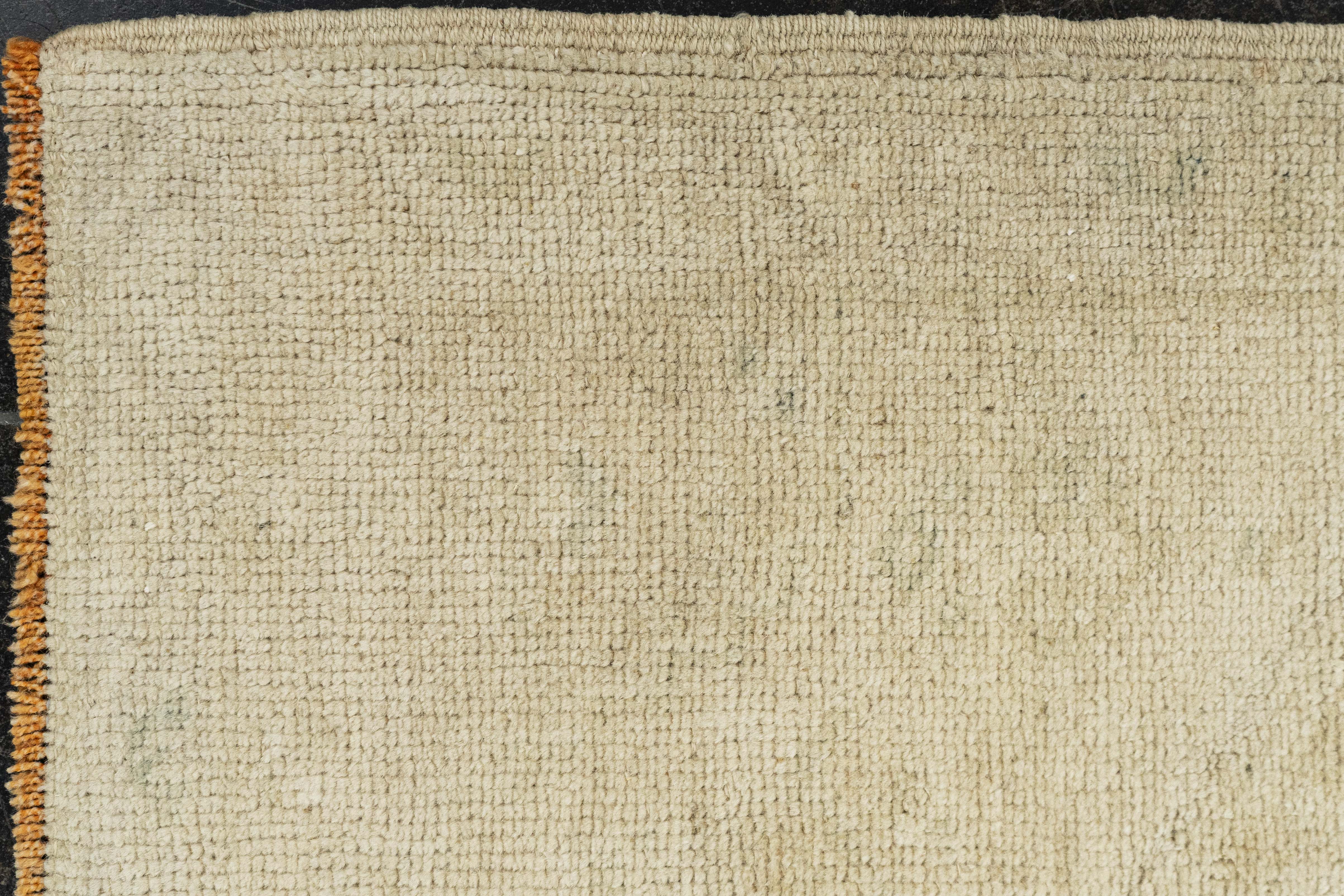Turkish Mini Rug Oriental Hand Knotted Vintage Rug 1'7