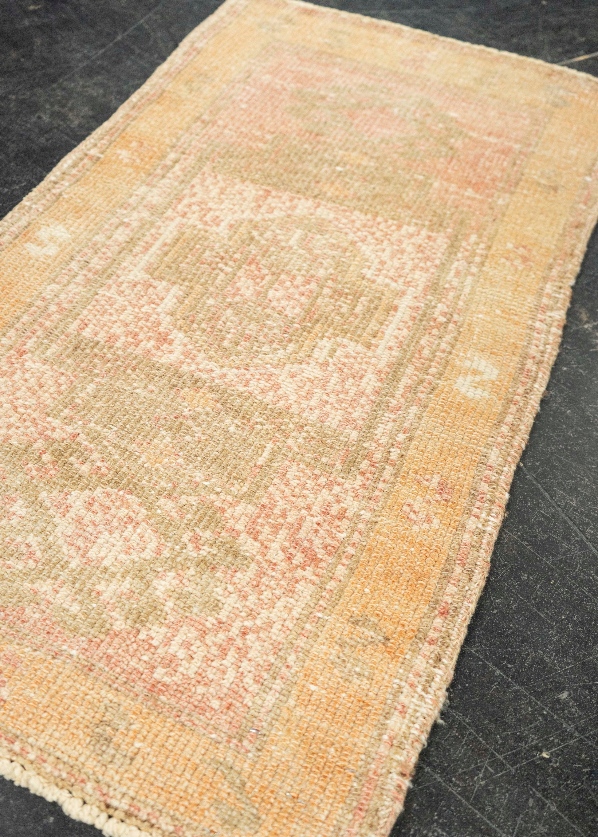 Turkish Mini Rug Oriental Hand Knotted Vintage Rug 1'8" x 2'11" #21265