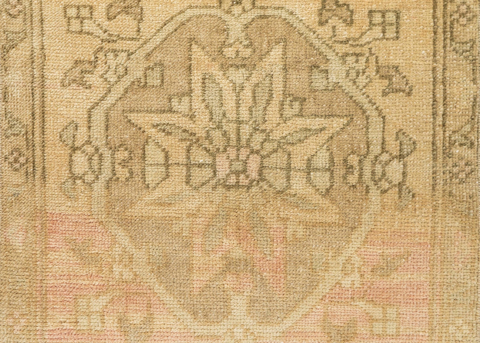 Turkish Mini Rug Oriental Hand Knotted Vintage Rug 1'7" x 3'5" #21266