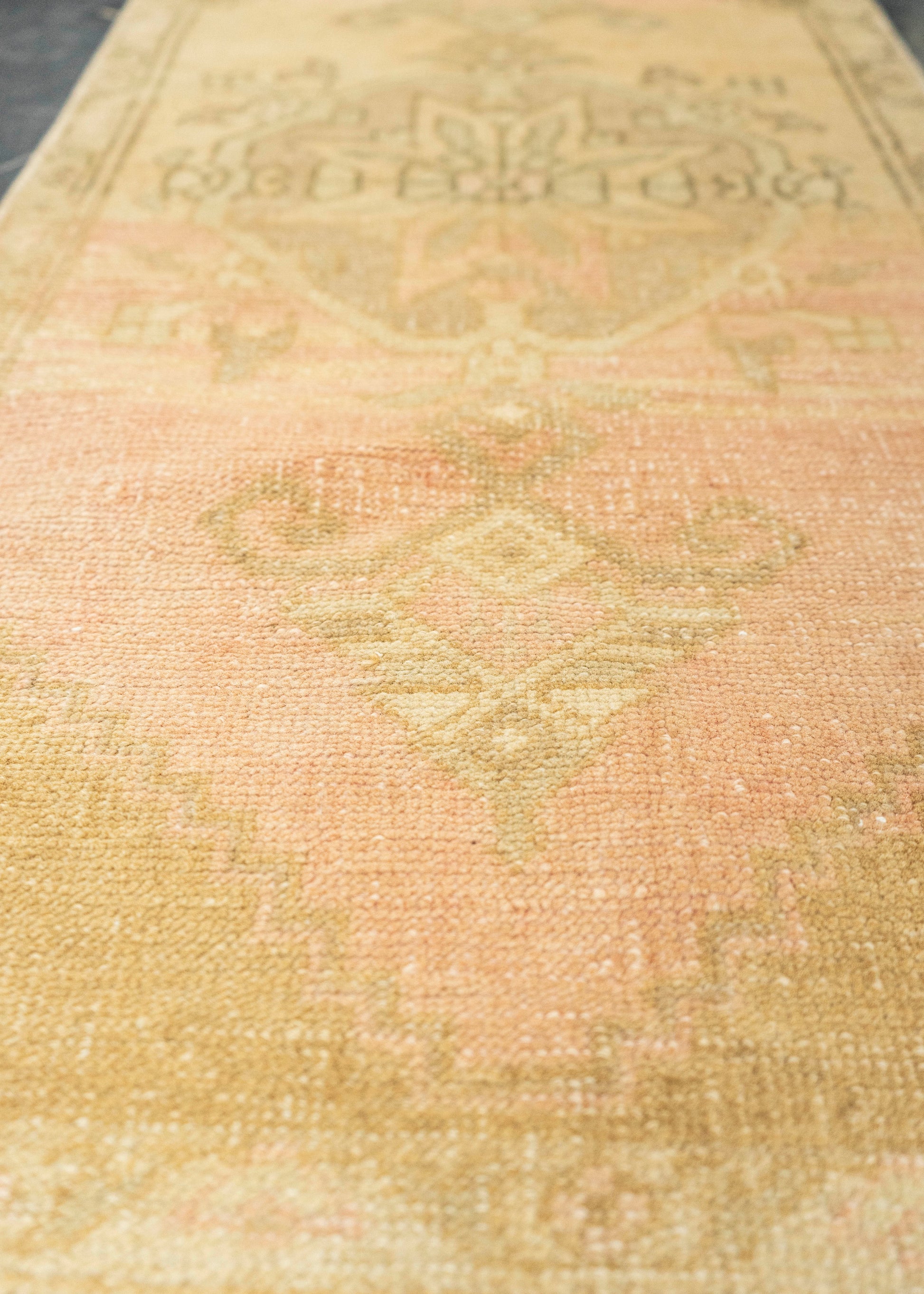 Turkish Mini Rug Oriental Hand Knotted Vintage Rug 1'7" x 3'5" #21266