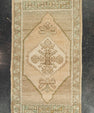 Turkish Mini Rug Oriental Hand Knotted Vintage Rug 1'9" x 3'1" #21060