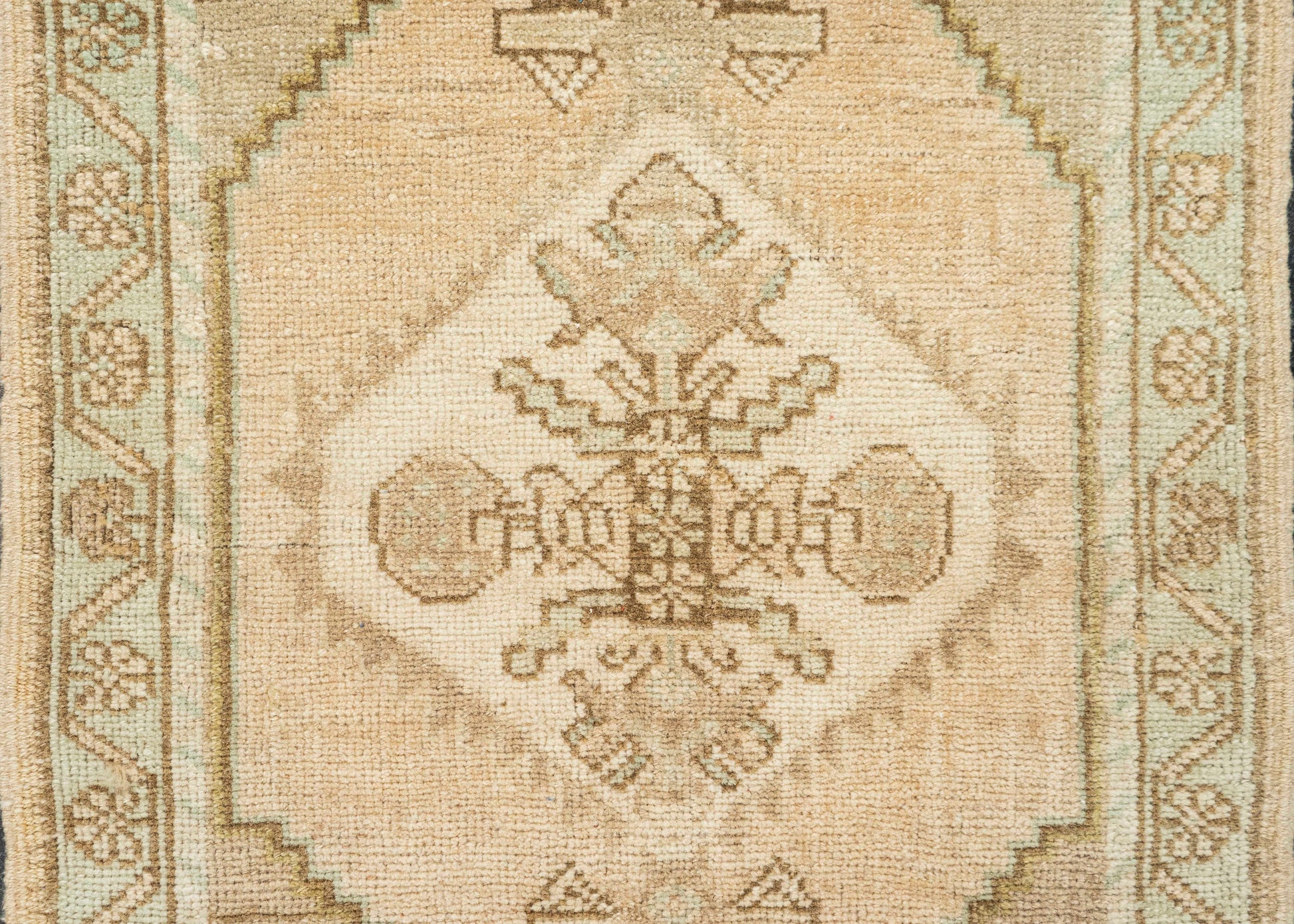 Turkish Mini Rug Oriental Hand Knotted Vintage Rug 1'9" x 3'1" #21060