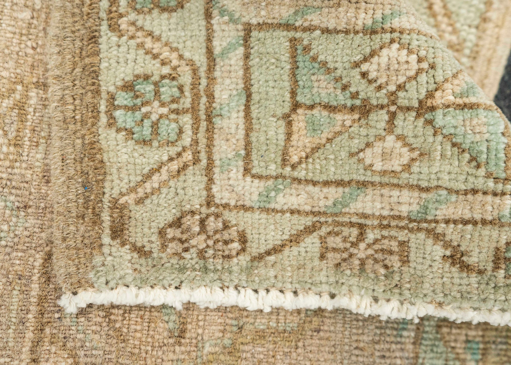 Turkish Mini Rug Oriental Hand Knotted Vintage Rug 1'9" x 3'1" #21060