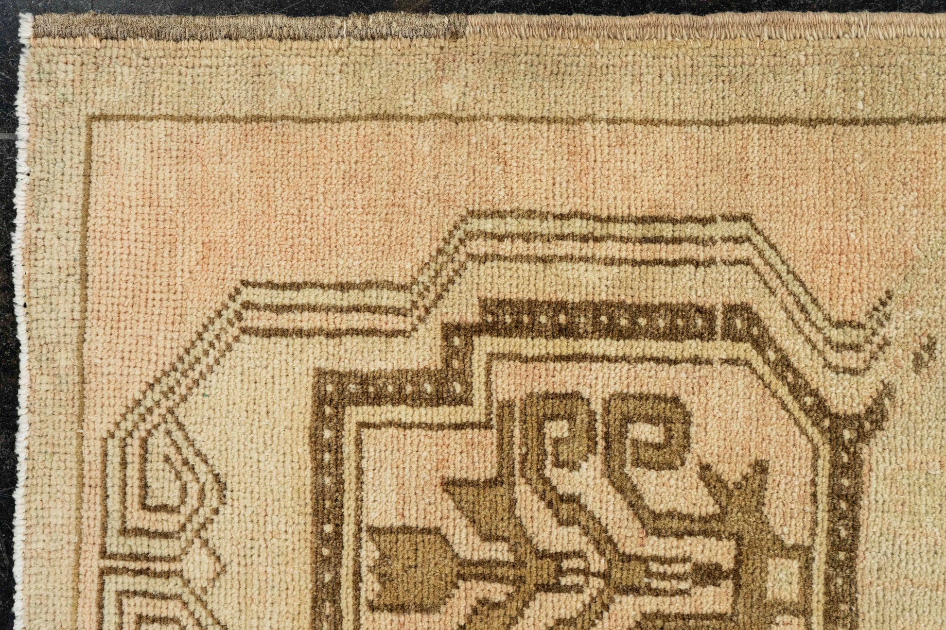 Turkish Mini Rug Oriental Hand Knotted Vintage Rug  1'8" x  3'3" #22038
