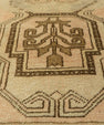 Turkish Mini Rug Oriental Hand Knotted Vintage Rug  1'8" x  3'3" #22038